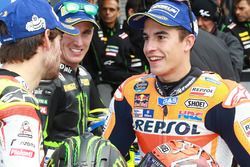 Polesitter Marc Marquez, Repsol Honda Team, second place Cal Crutchlow, Team LCR Honda