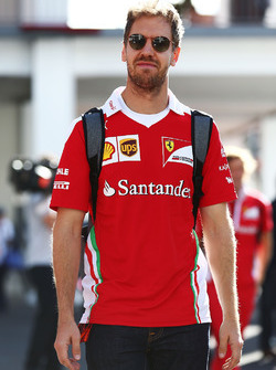 Sebastian Vettel, Ferrari with the media