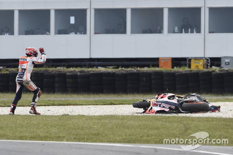 Marc Marquez, Repsol Honda Team crash