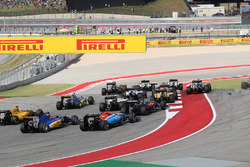 Esteban Ocon, Manor Racing at the start of the race