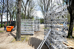 ePrix di Parigi, il circuito cittadino in allestimento