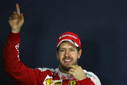 Sebastian Vettel, Ferrari in de persconferentie