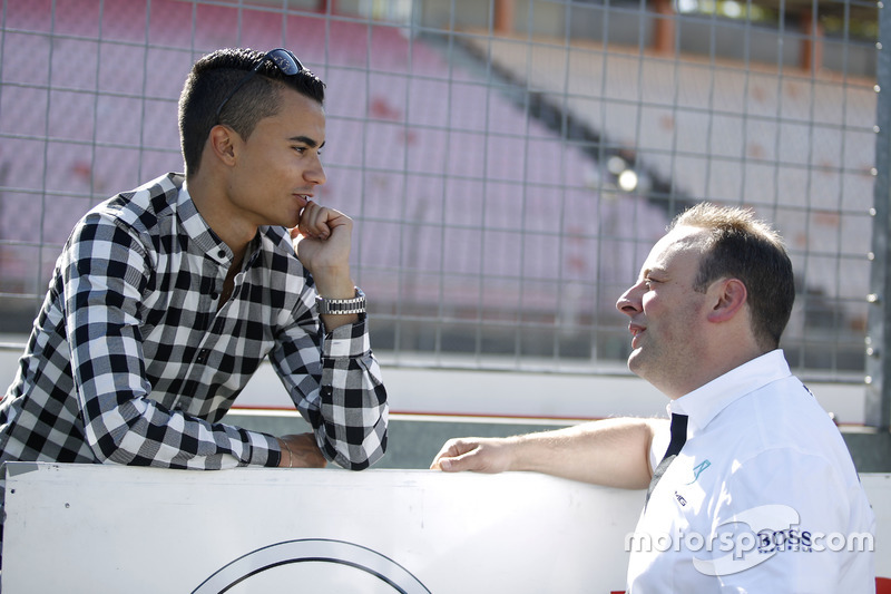 Pascal Wehrlein, Manor y Ullrich Fritz, Team Principal Mercedes-AMG HWA