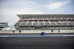 Preparazione dell'autodromo Hermanos Rodríguez