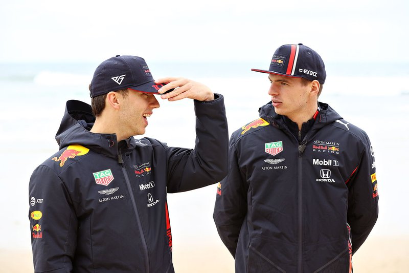 Max Verstappen, Red Bull Racing e Pierre Gasly, Red Bull Racing