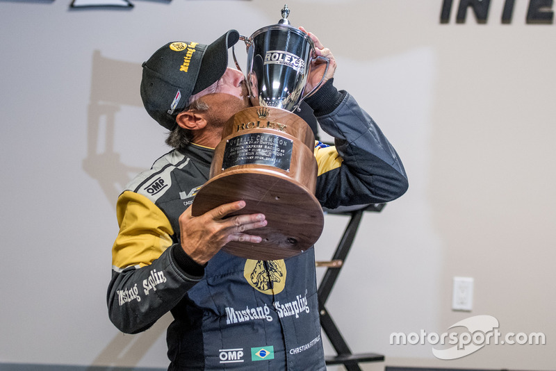 Homenagem a Christian Fittipaldi antes das 24 Horas de Daytona