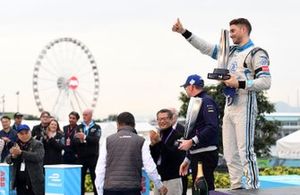 Edoardo Mortara, Venturi Formula E fête la deuxième place sur le podium