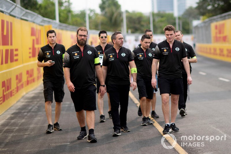 Suasana persiapan E-Prix Sanya