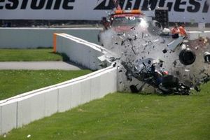 Robert Kubica, BMW Sauber F1.07 crashes