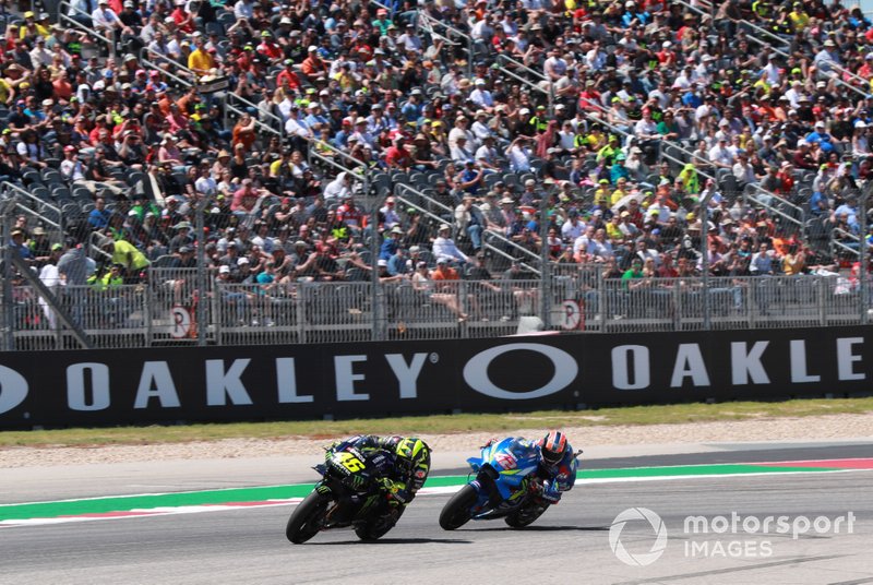 Valentino Rossi, Yamaha Factory Racing, Alex Rins, Team Suzuki MotoGP