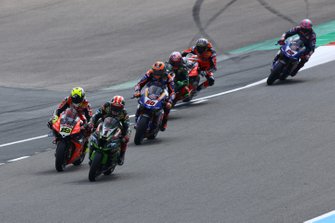 Jonathan Rea, Kawasaki Racing, Alvaro Bautista, Aruba.it Racing-Ducati Team, Michael van der Mark, Pata Yamaha