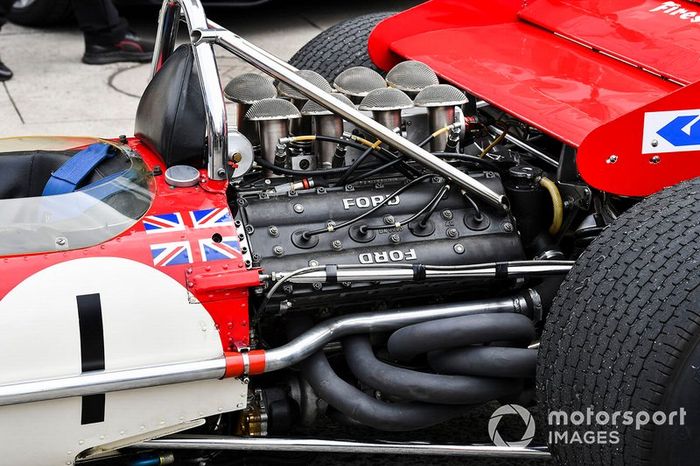 O motor Cosworth DFV da Lotus 49
