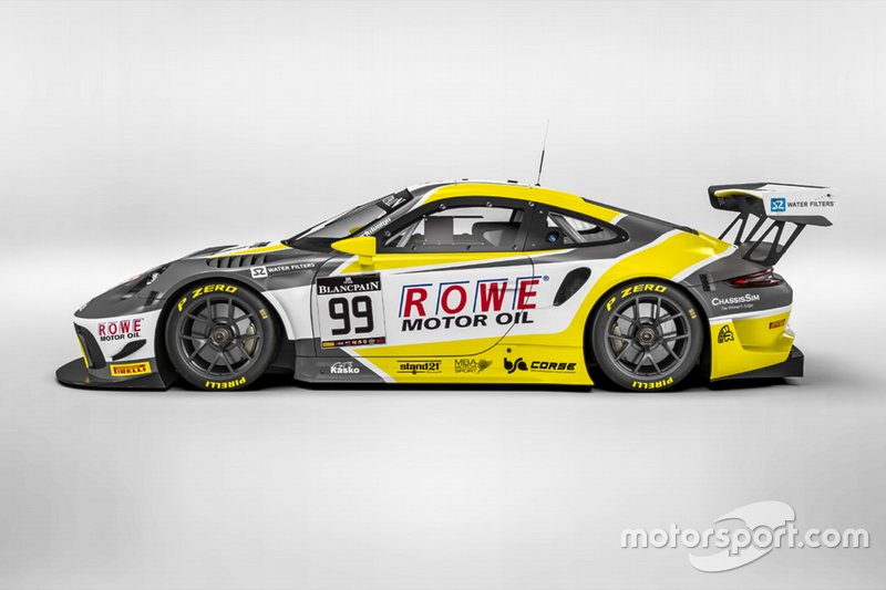 Decoración Rowe Racing 