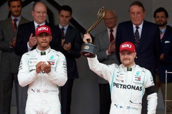 Valtteri Bottas, Mercedes AMG F1, 3e plaats, op het podium