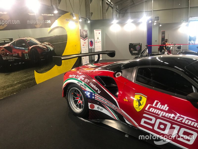 Ferrari 488 GT3 in esposizione