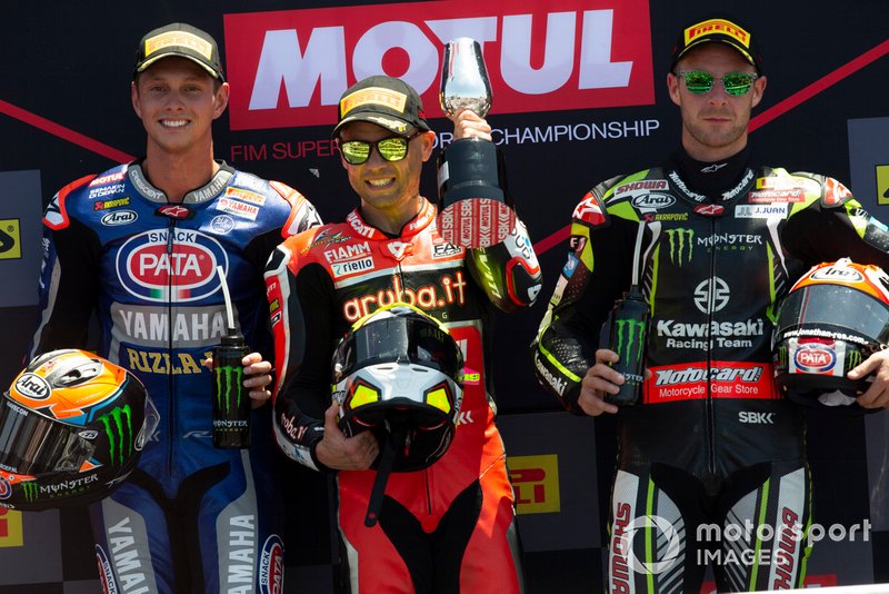 Michael van der Mark, Pata Yamaha, Alvaro Bautista, Aruba.it Racing-Ducati Team, Jonathan Rea, Kawasaki Racing
