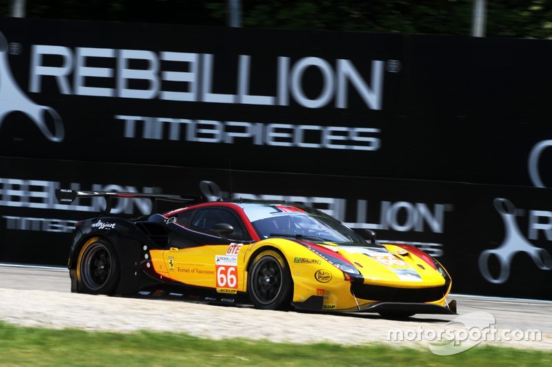 #66 JMW Motorsport Ferrari F488 GTE: Jeffrey Segal, Matteo Cressoni, Wei Lu