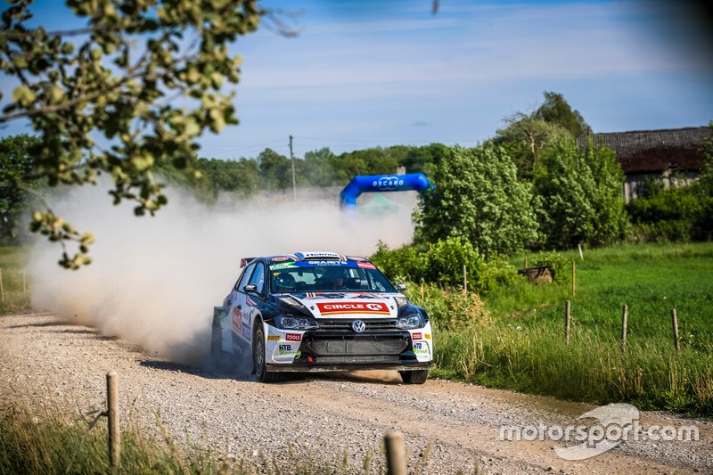 Oliver Solberg, Aaron Johnston, volkswagen Polo R5, Rally Liepaja, FIA ERC