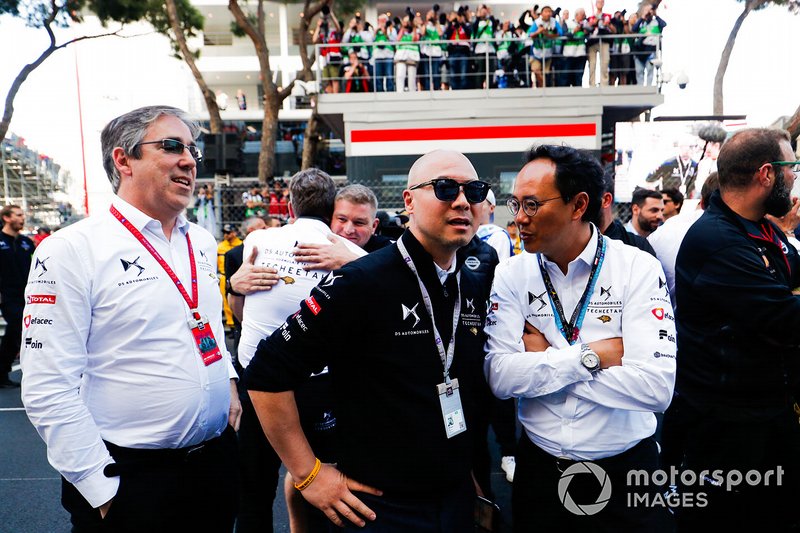 Mark Preston, Team Principal, DS TECHEETAH, Edmund Chu, DS TECHEETAH President, Ivan Yim, DS TECHEETAH Managing Director on the grid