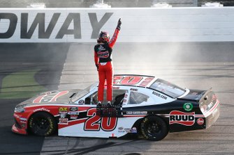 Race Winner Christopher Bell, Joe Gibbs Racing, Toyota Supra Ruud