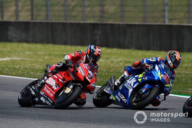 Danilo Petrucci, Ducati Team, Alex Rins, Team Suzuki MotoGP