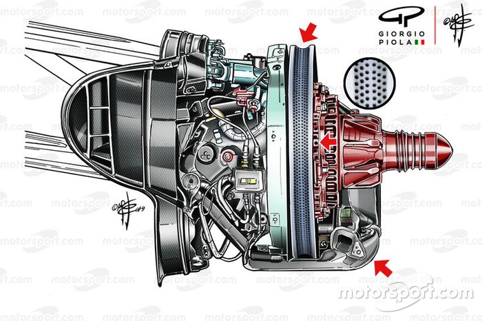 Ferrari SF90: freios no GP da França