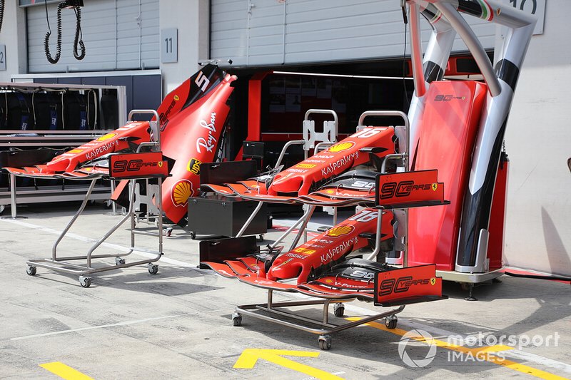 Alerones delanteros del Ferrari SF90