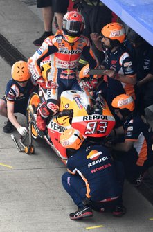 Marc Marquez, Repsol Honda Team, dans la pitlane