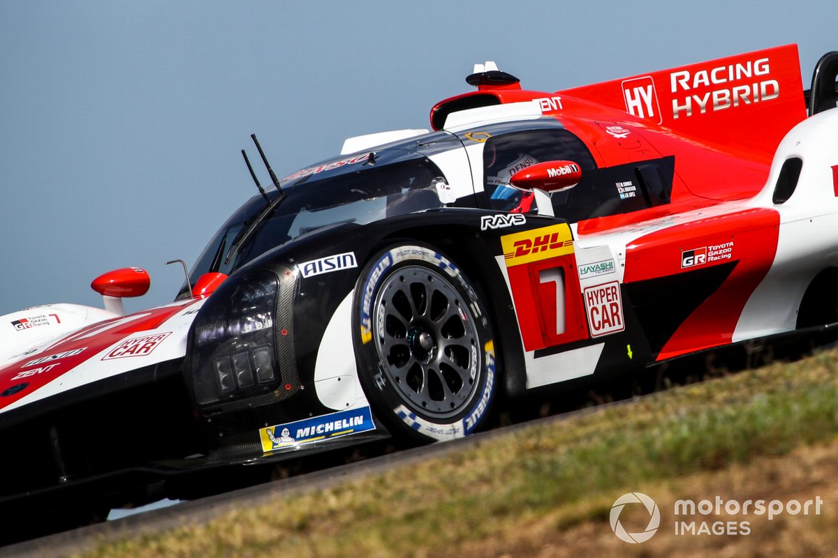 #7 Toyota Gazoo Racing Toyota GR010 - Hybrid: Mike Conway, Kamui Kobayashi, Jose Maria Lopez
