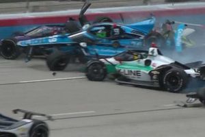 Crash at race start