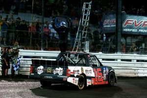 Race winner Austin Hill, Hattori Racing Enterprises, Toyota Tundra