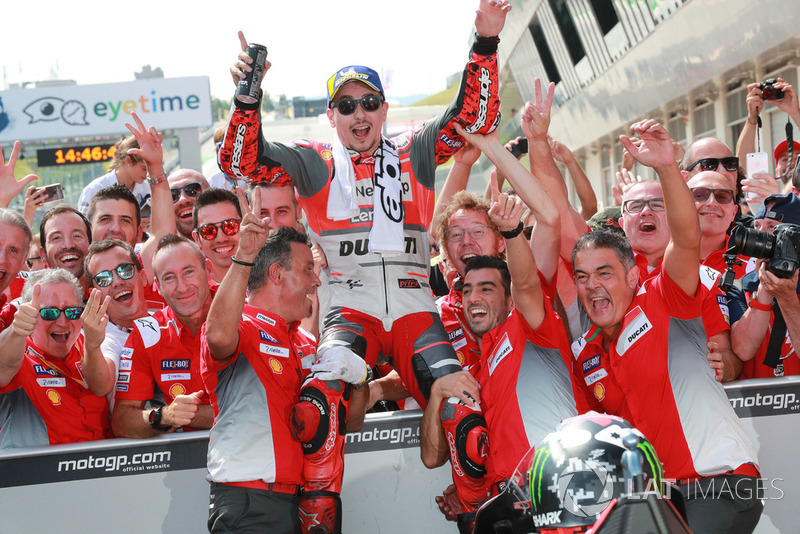 Race winner Jorge Lorenzo, Ducati Team