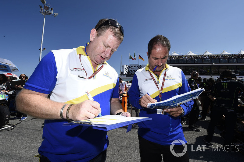 Membri del team Michelin al lavoro