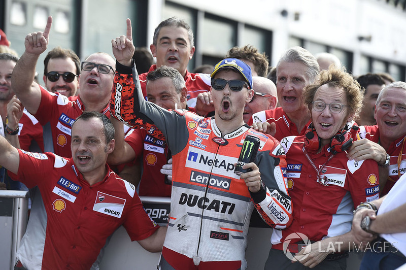 Poleman Jorge Lorenzo, Ducati Team