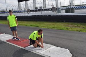 Charlotte Roval track preparations