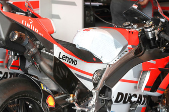 Andrea Dovizioso, Ducati Team, bike detail