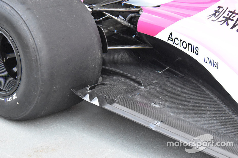 Détail technique de la Racing Point Force India