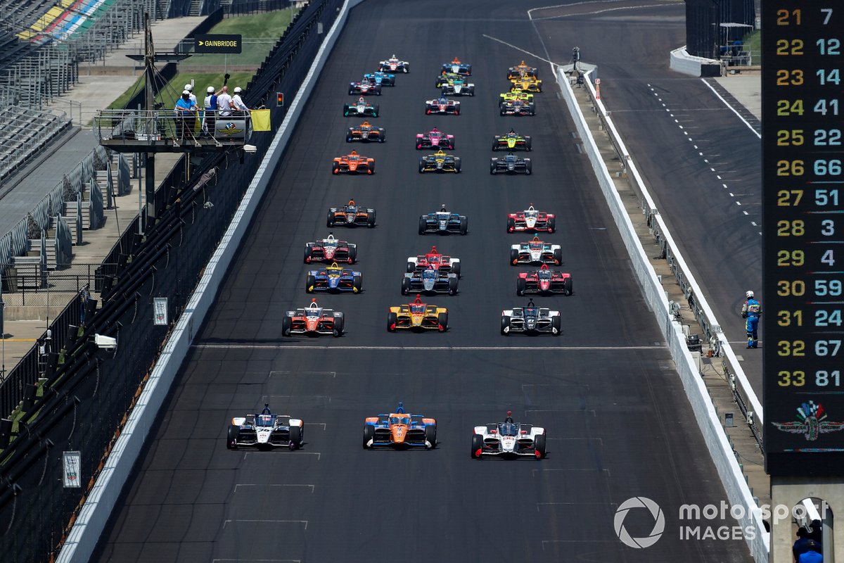 Marco Andretti, Andretti Herta Marco & Curb-Agajanian Honda lidera en la vuelta de formación