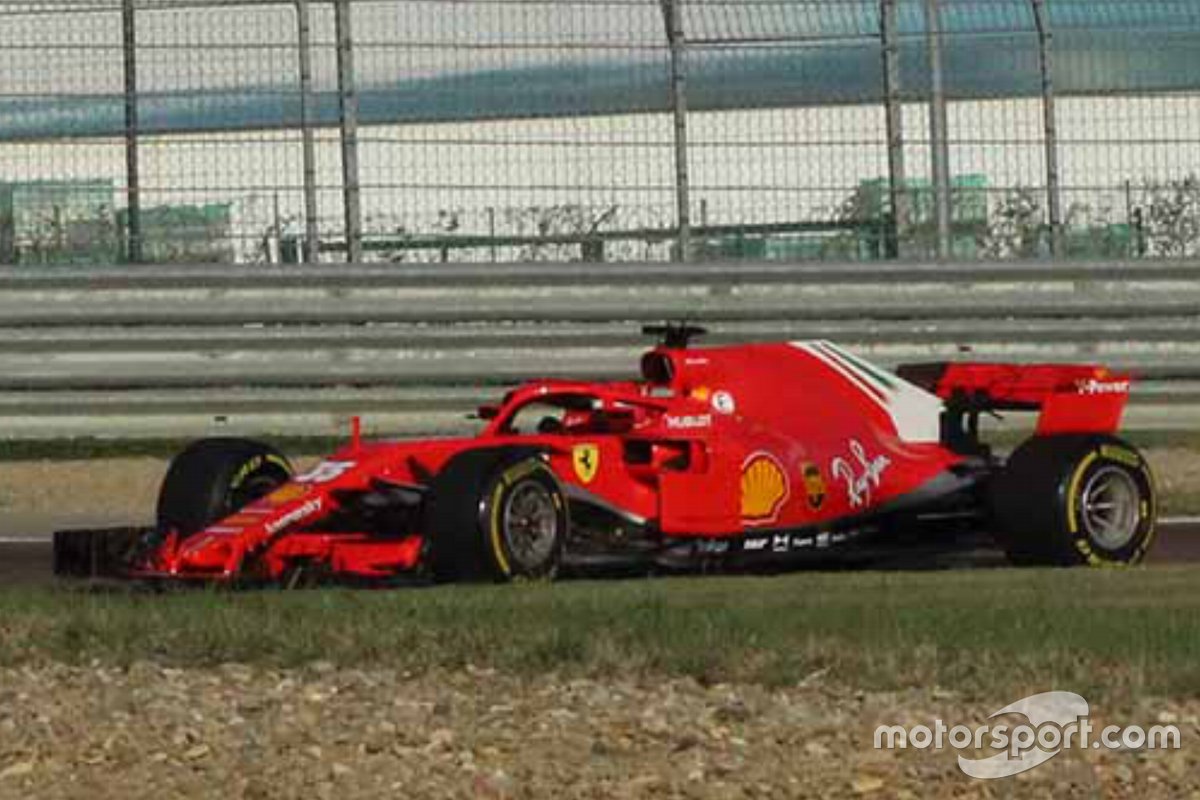 Robert Shwartzman sulla Ferrari SF71H nel test FDA di Fiorano