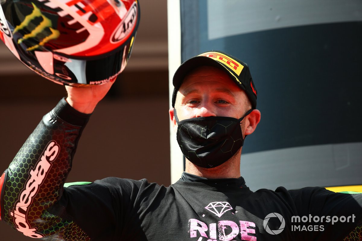 Podio: Ganador Jonathan Rea, Kawasaki Racing Team