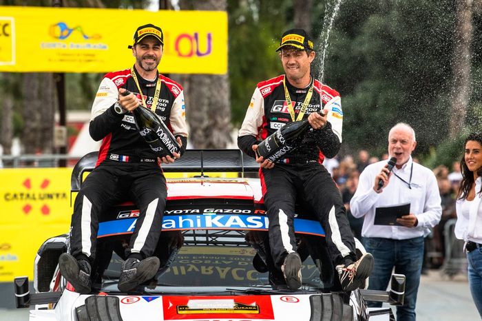 Ganadores Sebastien Ogier, Benjamin Veillas, Toyota Gazoo Racing WRT Toyota GR Yaris Rally1