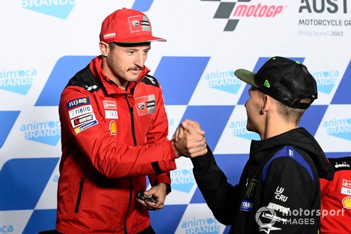 Jack Miller, Ducati Team, Fabio Quartararo, Yamaha Factory Racing