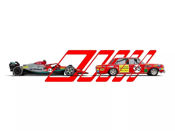 La decoración especial de Mercedes para el GP de Bélgica 2022 de F1