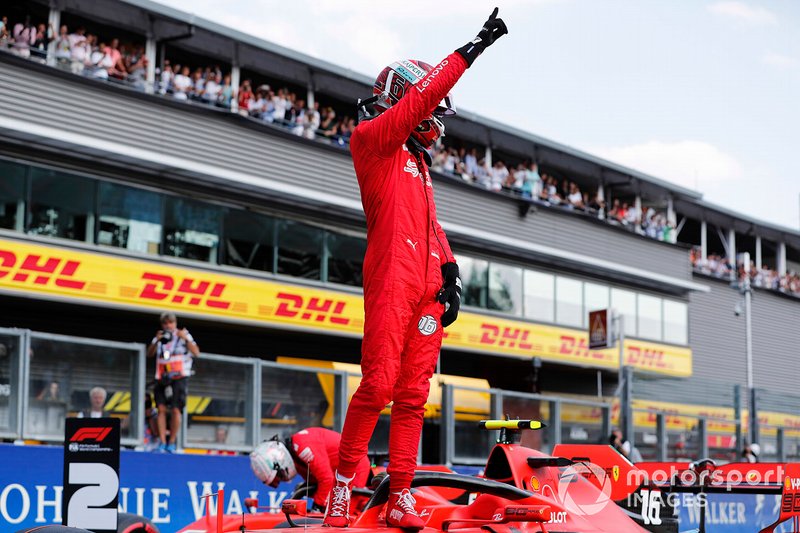 Ganador de la pole Charles Leclerc, Ferrari