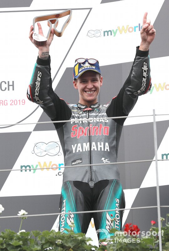 Podio: il terzo classificato: Fabio Quartararo, Petronas Yamaha SRT