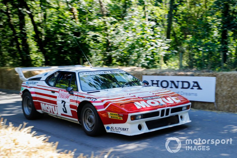 A BMW M1 Rallye, driven in period by Bernard Beguin