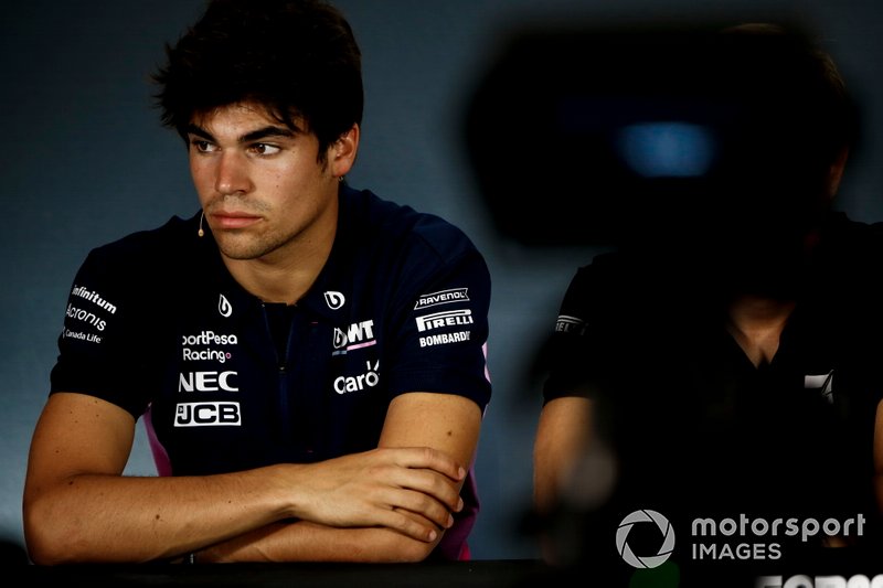 Lance Stroll, Racing Point in the Press Conference