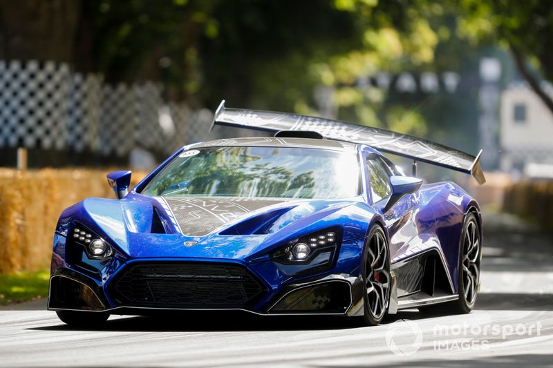 Zenvo TSR-S con movimiento del ala trasera activa