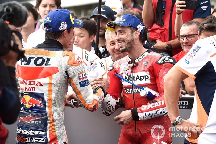 Andrea Dovizioso, Ducati Team, Marc Marquez, Repsol Honda Team