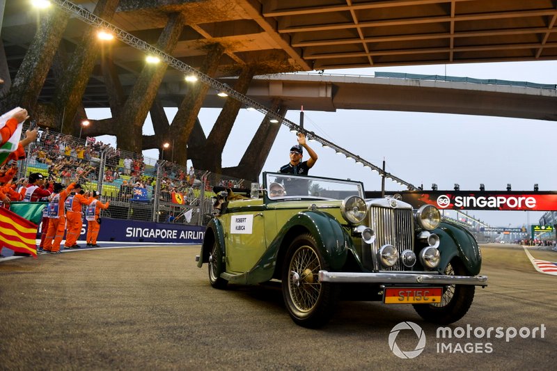 Robert Kubica, Williams Racing n the drivers parade